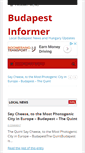 Mobile Screenshot of budapestinformer.com